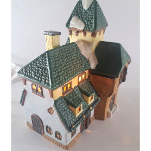 Vintage Santas Best Our Town Taylor House Christmas Village W Box Lighted 1992 - Picture 4 of 5